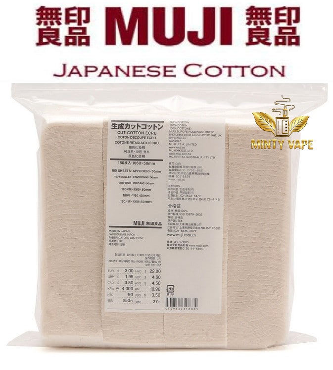 Bông Vape Japanese Organic Cotton