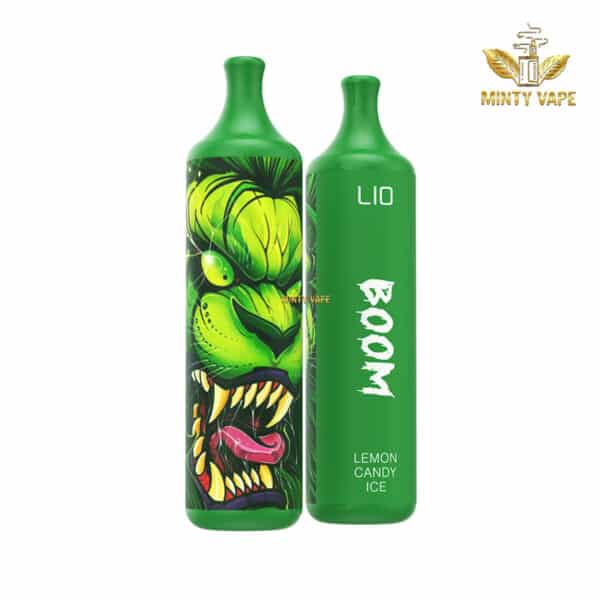 Lio Boom 3500 hơi by IJoy Lemon Candy Ice - Kẹo Chanh Lạnh
