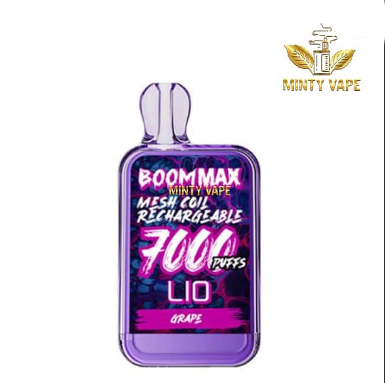 Lio Boom Max 7000 Hơi by Ijoy Grape Ice - Nho Lạnh