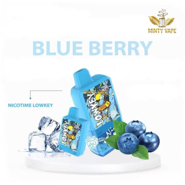 Pod Nicotime Lowkey 7000 Hơi Blueberry Ice - Việt Quất Lạnh