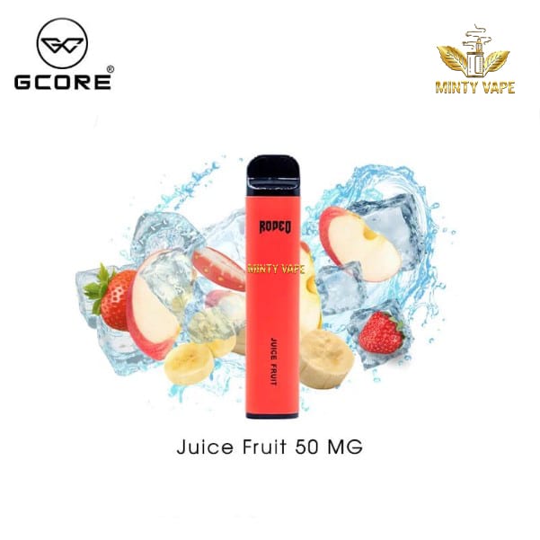 Rodeo Pod 1600 Hơi by Gcore Juice Fruit - Nước Ép Trái Cây Lạnh
