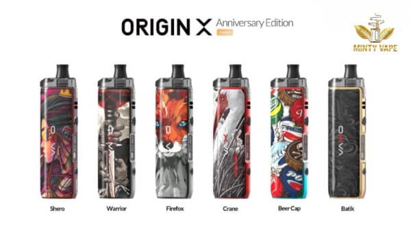 Tổng hợp tất cả màu sắc của OXVA Origin X 60W Limited