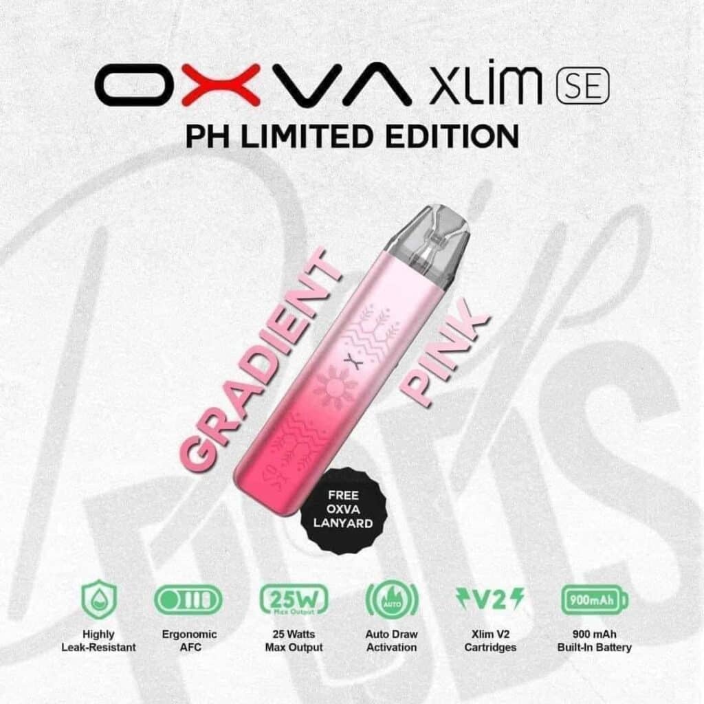Thông số đặc biệt trên sản phẩm Xlim SE Limited Edition 25w pin 900mAh