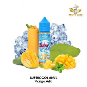 Tinh Dầu Vape Supercool Mango Artic - Xoài Lạnh Freebase 60ml - Malaysia