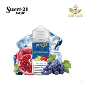 Tinh Dầu Vape Sweet 21 Freebase Grape Pomegranate - Nho Lựu Lạnh - 100ml - Mỹ - Chính Hãng