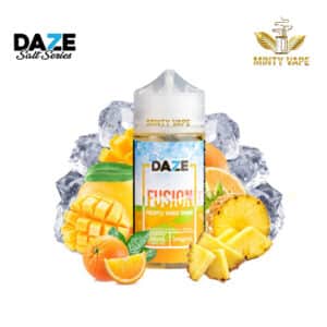 Tinh dầu Vape 7 Daze Fusion Freebase Iced Pineapple Mango Orange - Dứa Xoài Cam 100ml Chính Hãng