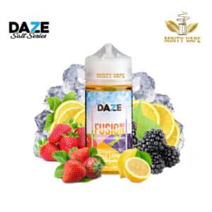 Tinh dầu Vape 7 Daze Fusion Freebase Iced Strawberry Blackberry Lemon - Dâu Mâm xôi Chanh lạnh 100ml Chính Hãng