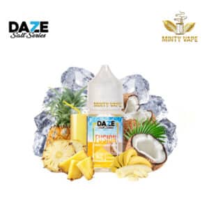 Tinh dầu Vape 7 Daze Fusion Salt nic Iced Pineapple Coconut Banana 30ml Chính Hãng