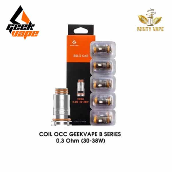 Coil Occ Geekvape B Series thống số 0.3 Ohm (30-38W)