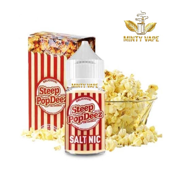 Tinh dầu vape Pop Deez Bỏng Ngô 30ml Salt Nic BY STEEP VAPOR
