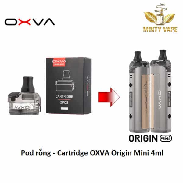 Đầu Pod rỗng OXVA Origin Mini 60W Cartridge rỗng 4ml