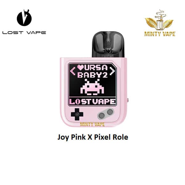 Ursa baby 2 Pod kit By Lost Vape - Joy Pink X Pixel Role