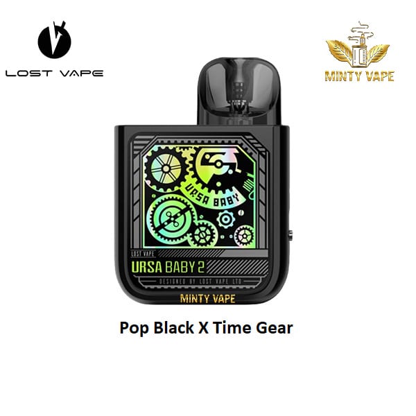 Ursa baby 2 Pod kit By Lost Vape - Pop Black X Time Gear