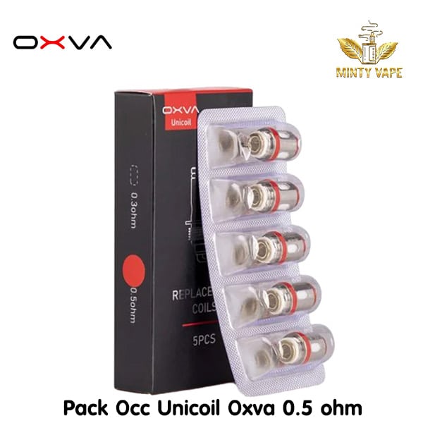 Pack 5 cái Coil Occ Oxva Unicoil 0.5 Ohm Mesh Coil