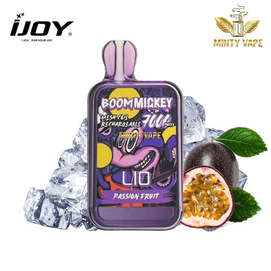 Lio Boom Mickey 7000 Hơi Passion Fruit - Chanh Dây Lạnh