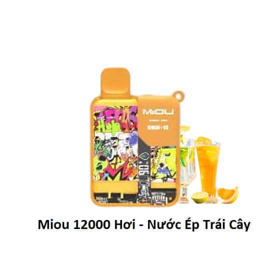 Pod Miou 12000 hơi V3 vị Summer Juice - Nước Ép Trái Cây
