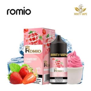 Romio King Ice Salt nic 30ml 35MG/55MG - Strawberry Yogurt - Sữa Chua Dâu Lạnh