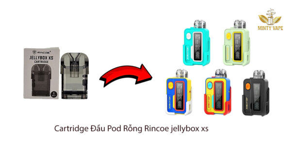 Đầu Pod Rông Thay thế cho máy Jelly box Xs 30W Pod system