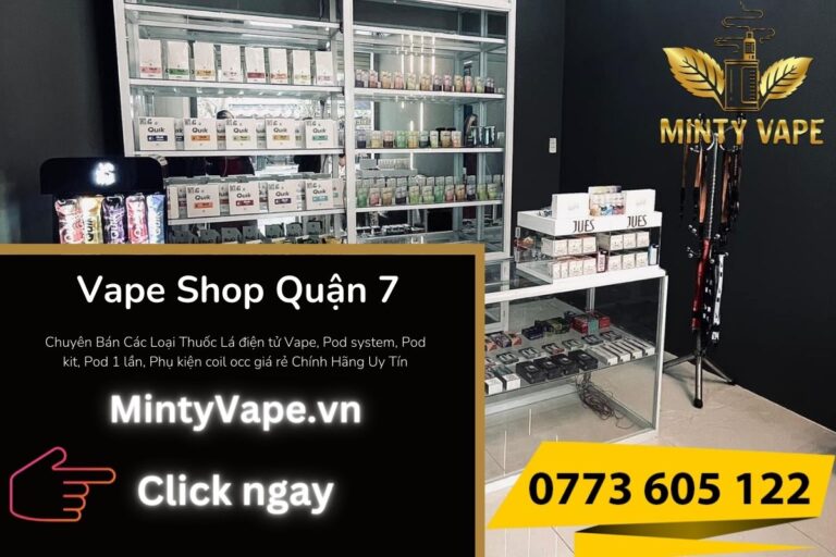 Minty Vape Pod Vape Shop Quan 7 Vape Q7 Chinh Hang