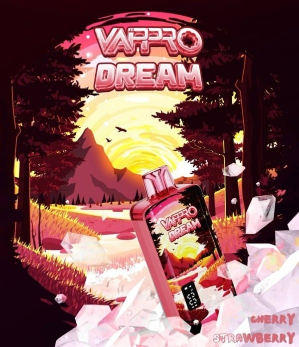 Pod Vappro Dream 8000 hơi - Dâu Cherry