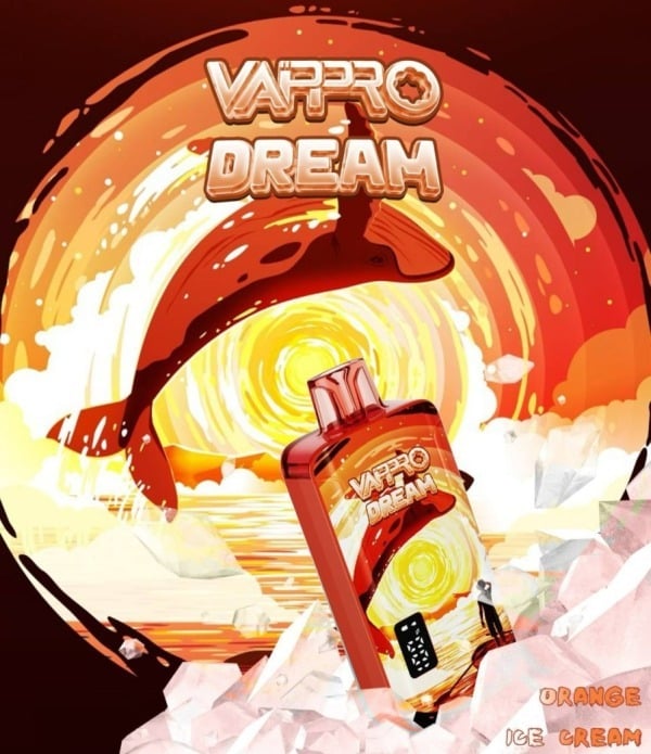 Pod Vappro Dream 8000 hơi - Kem Cam
