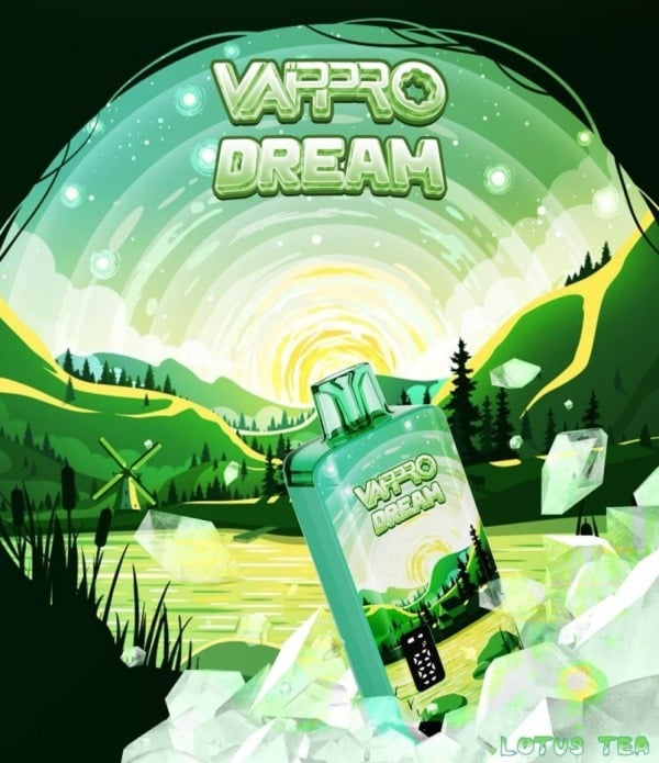 Pod Vappro Dream 8000 hơi - Trà Sen