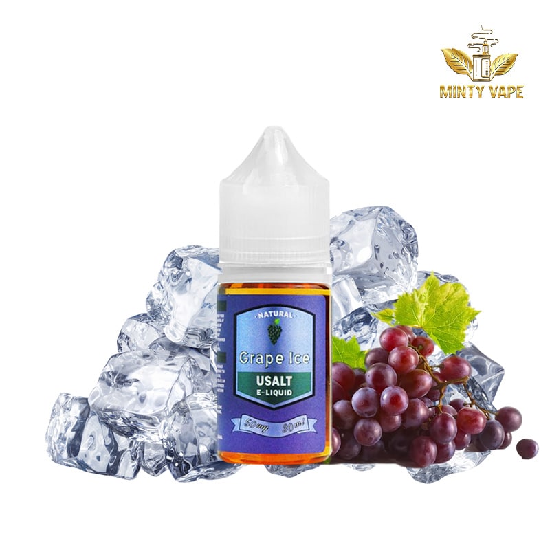 Usalt Salt nic Juice Grape Ice - Nho Lạnh 30ml - 30ni - 50ni