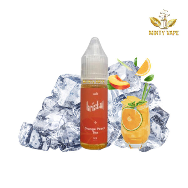Kristal Orange Peach Tea - Trà Cam Đào Lạnh - Salt nic 15ml