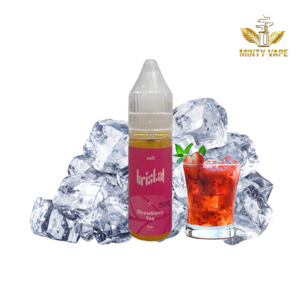 Kristal Strawberry Tea - Trà Dâu Lạnh - Salt nic 15ml